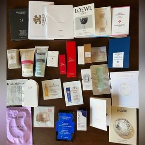 Bundle of luxury samples